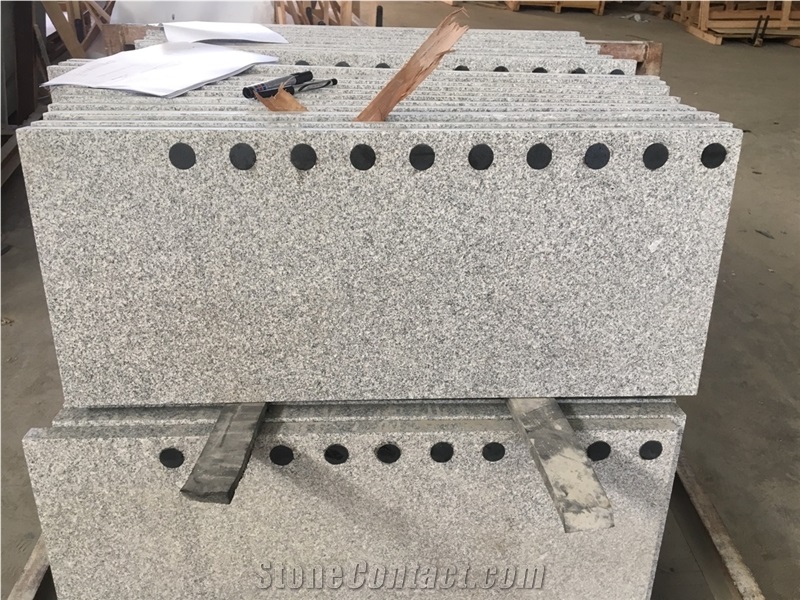 Grey Black Granite Steps Stairs