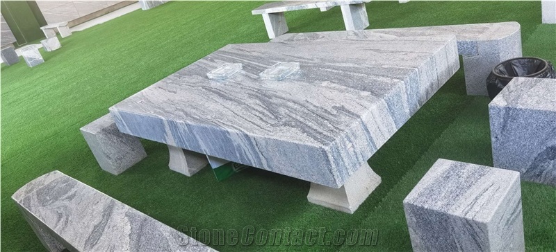 Grey Granite China Juparana Garden Table