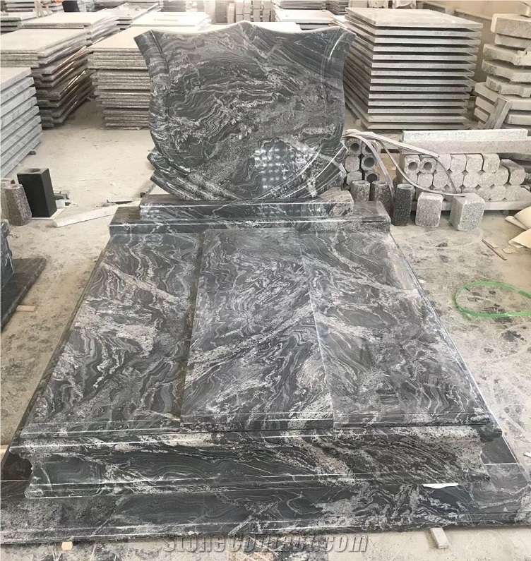 Nero Fantasy Royal Ballet Grey Tombstone Headstone