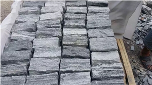 Old Santiago Grey Granite Pavers Cobble Stone