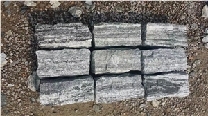 Old Santiago Grey Granite Pavers Cobble Stone