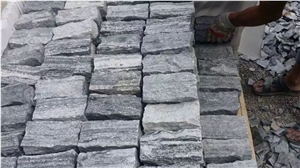 Old Santiago Grey Granite Pavers Cobble Stone