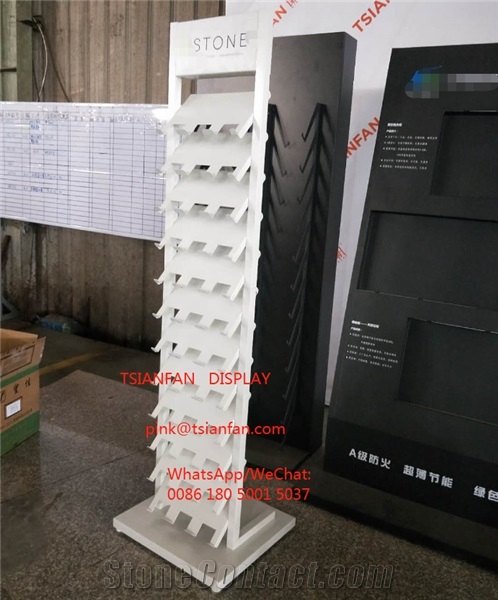 Metal Floor Quartz Stone Display Stand,Marketing Stand