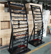Natural Stone Display Stand Rack