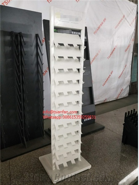 Quartz Stone Display Stand Rack Tower