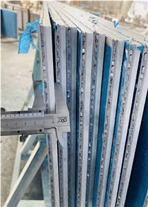 Carrara Marble Aluminum Sandwich Honeycomb Backed Panels