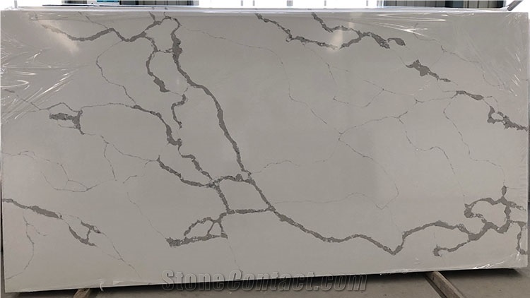 Factory Price Artificial Stone Calacatta Quartz Slabs
