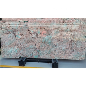 Luxury Amazonita Granite, Green Granite Middle Size Slabs