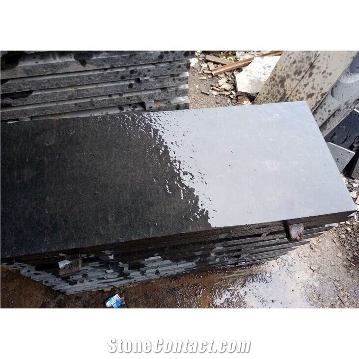 Natural Black Basalt Granite Paving Step Stone