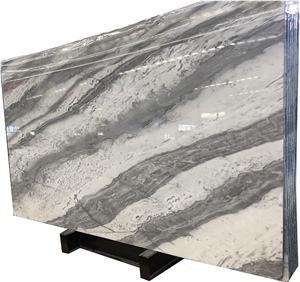 Polished China Natural Grey Marble Slabs