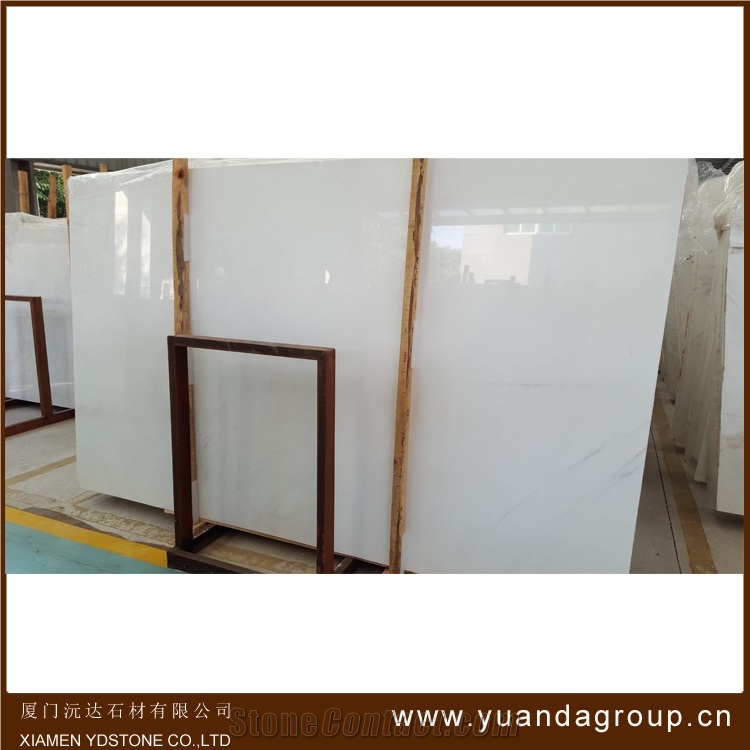 Pure White Marble Wall Tiles Slabs for Bathroom