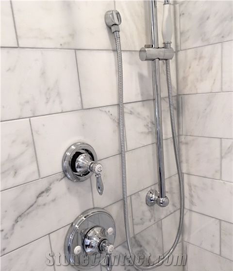 White Carrara Marble Slab