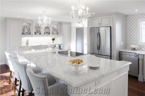 White Carrara Marble Slab