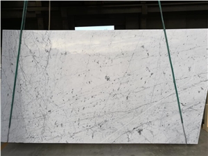 Italy Bianco Carrara Polished Marble Slabs Wall Floor Tiles