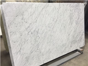Italy Bianco Carrara Polished Marble Slabs Wall Floor Tiles