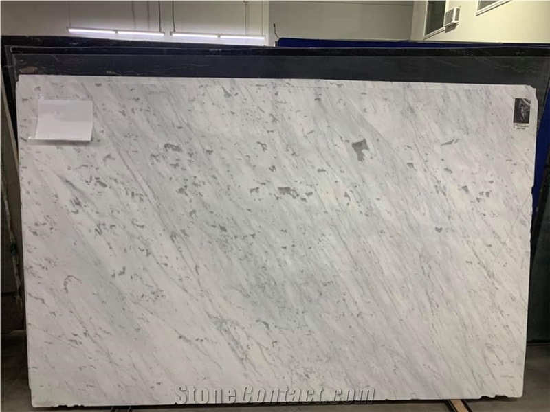 Italy Bianco Carrara Polished Marble Slabs Wall Floor Tiles