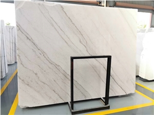 Kwong Sal Guangxi White Marble Slab Flooring Tiles Kwong Sal Guangxi White Marble Slab Flooring Tiles