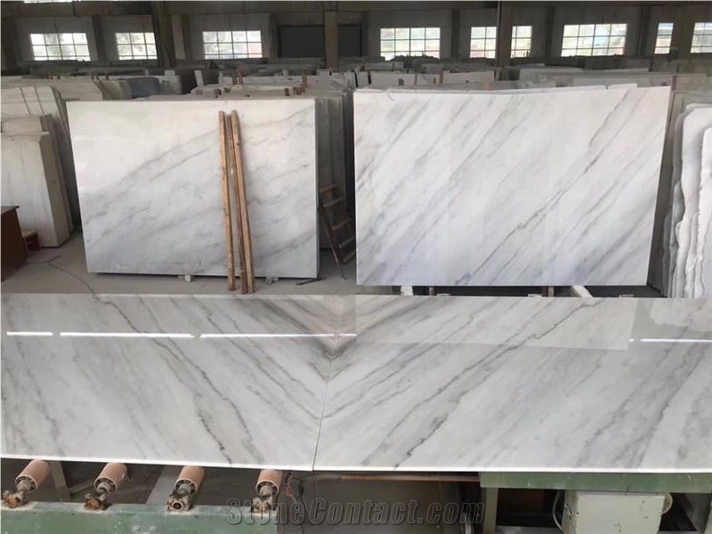Kwong Sal Guangxi White Marble Slab Flooring Tiles