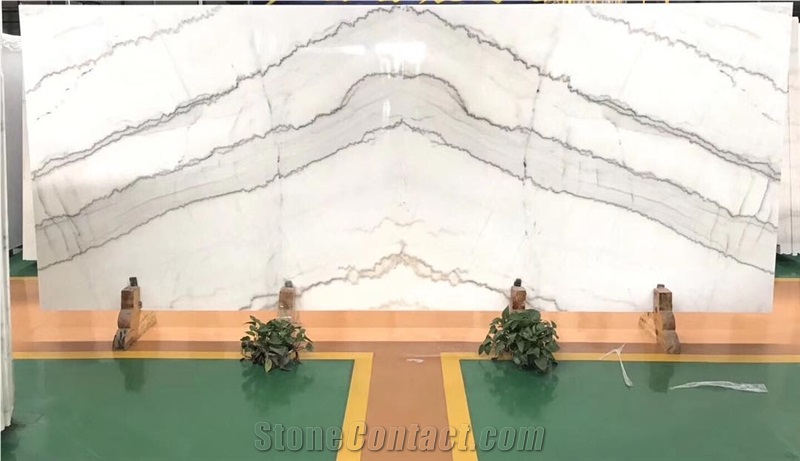 Kwong Sal Guangxi White Marble Slab Flooring Tiles