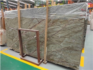 Rainforest Green Slab for Interior Floor Wall Tile