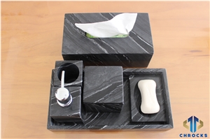 Ancient Wooden Marble Bath Accessories Ancient Wooden Marble Bath Accessories