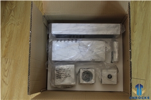 Carrara White Marble Bath Accessories & Soap Dish