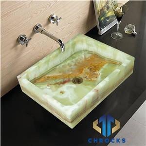 Green Onyx Sink, Green Onyx Washbasin, Stone Sink Green Onyx Sink, Green Onyx Washbasin, Stone Sink