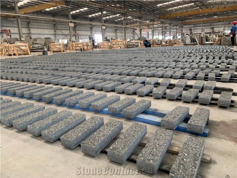 Angola Black Granite Flamed Water Paving Stone