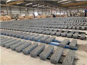 Angola Black Granite Flamed Water Paving Stone