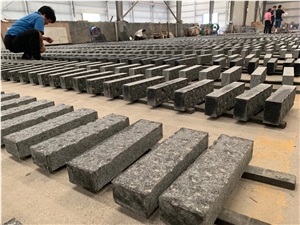 Angola Black Granite Flamed Water Paving Stone