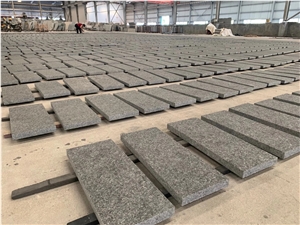 Angola Black Granite Flamed Water Paving Stone