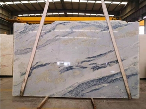Brazil Blue Polished Marble Tiles