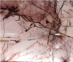 High Quality Brazil Pink Quartzite Slabs Polished