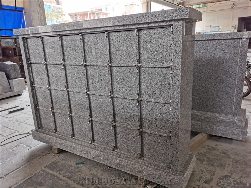 China G603 And G664 Granite Polished  Mausoleum Crypts