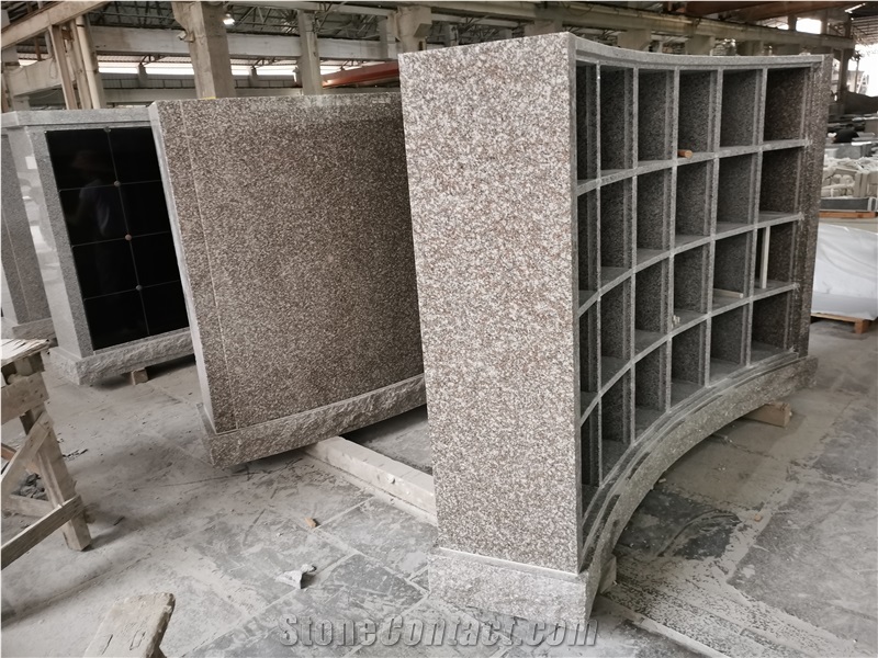 China G603 And G664 Granite Polished  Mausoleum Crypts