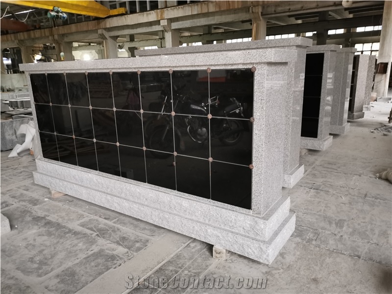 China G603 And G664 Granite Polished  Mausoleum Crypts