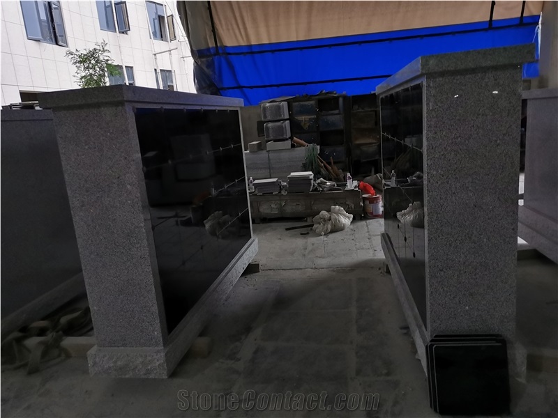China G603 And G664 Granite Polished  Mausoleum Crypts