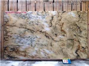 China Landscape Painting Marble Slabs Polished Big