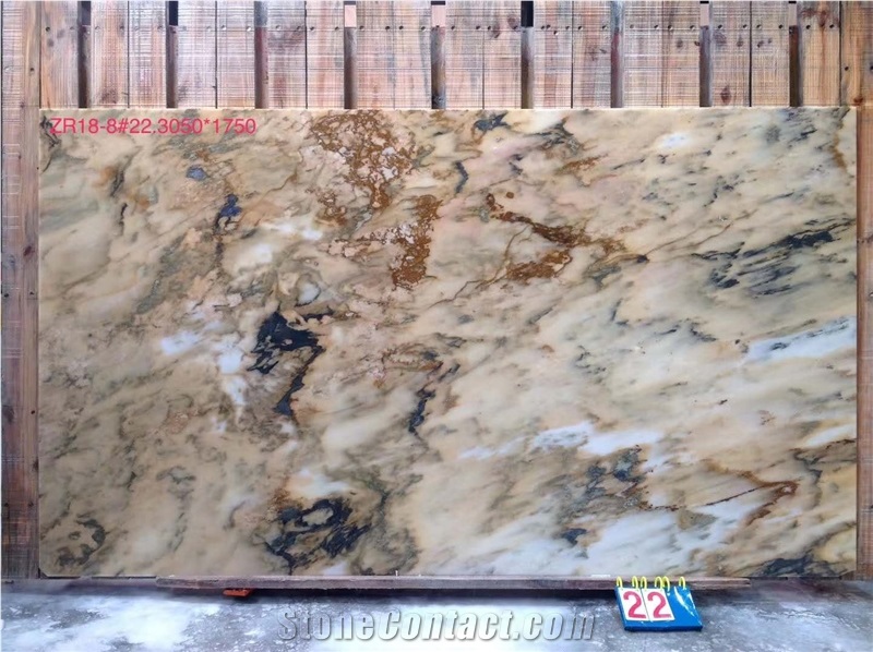 China Landscape Painting Marble Slabs Polished Big