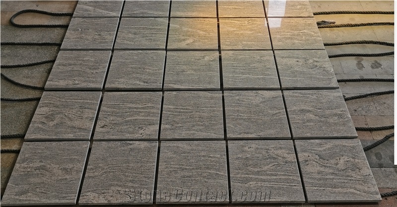 Desert Flow Gold Granite Yellow Polished Slabs