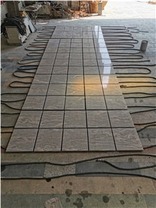 Desert Flow Gold Granite Yellow Polished Slabs