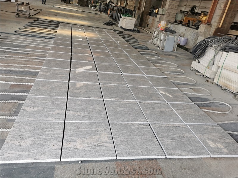 Desert Flow Gold Granite Yellow Polished Slabs