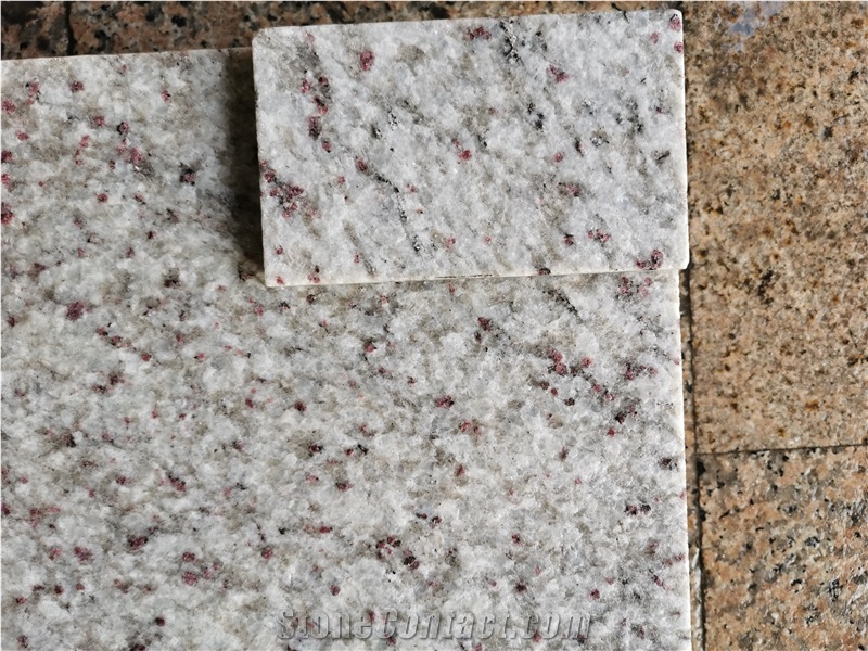 India Platinum White Granite Flaned Floor Tiles