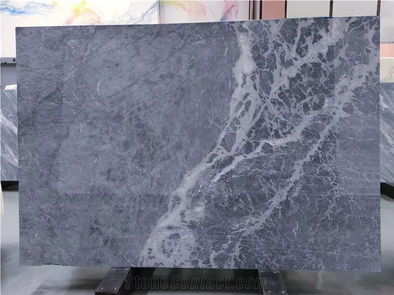 Italy Blue Marble Slabs Polished  Wall Cladding