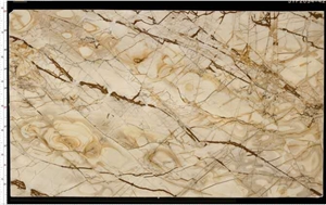 Luxurious Yellow Rome Quartzite Slabs-Polished