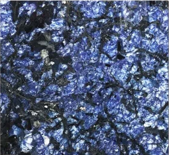 New Sapphire Dark Blue Granite Slabs-Polished