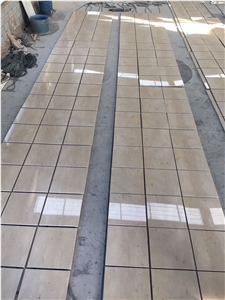 Turkey Safari Sandwave Beige Marble Tiles Polished Floor