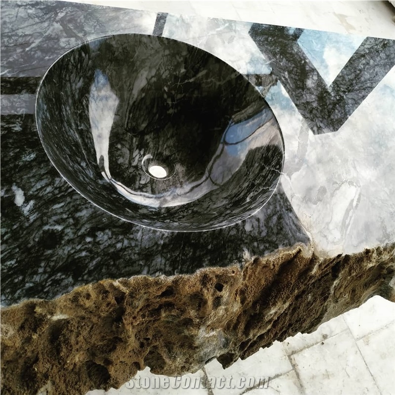 Marble Round Wash Basin Sink