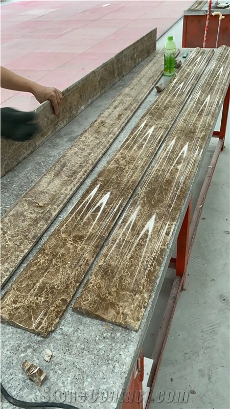 Marble &Onyx Chair Rail Molding Double Ogee Trims