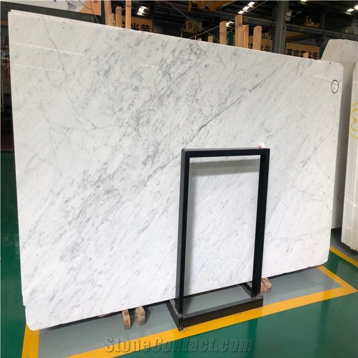 Prefab Carrara White Single Vanity Tops